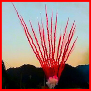 Красный дымовой спецэффект 13 лучей веером купить в Минске и с доставкой по Беларуси для выпускного корпоратива гендер пати дня рождения свадьбы