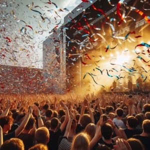 Серпантин металлизированный