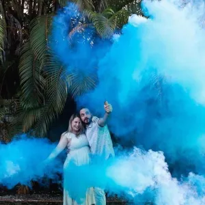 Цветной дым для Gender Party на 2 минуты (мальчик) купить в Минске и с доставкой по Беларуси