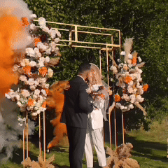 Дымовые мины на свадьбу с выездом пиротехника (5 шт)