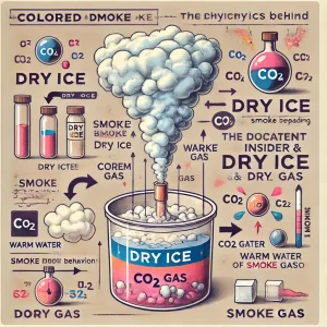 Столб цветного дыма с сухим льдом: тренд или техническая ошибка? Объясняем за 5 минут!