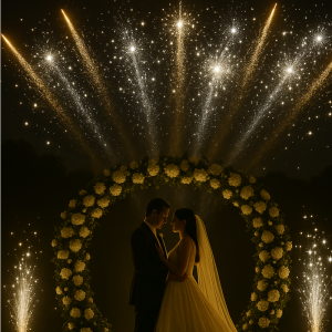 Визуальный спецэффект 55 трассеров ЗОЛОТО и СЕРЕБРО (007)