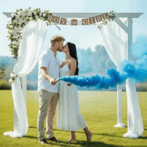 Цветной дым для Gender Party на 1 минуту (Мальчик) купить в Минске недорого