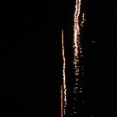 Бесшумный фейерверк ЗОЛОТО 55 трассеров (601) с выездом пиротехника