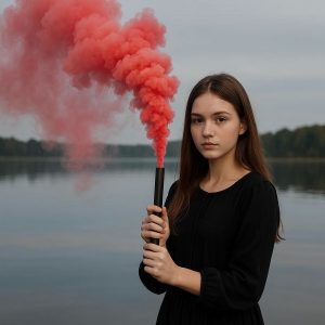 Цветной дым Красный терочный (45 секунд) купить в Минске