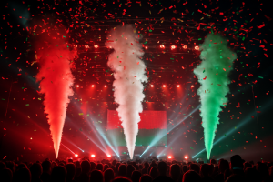 7 вариантов использования спецэффектов для усиления мотивов государственной символики Беларуси на мероприятиях Минск и по Беларуси