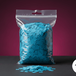 Конфетти прямоугольное бумажное голубое (1 кг) купить в минске и с доставкой по беларуси недорого