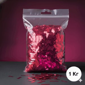 Конфетти прямоугольное металлизированное красное (1 кг) купить в минске и с доставкой по беларуси недорого