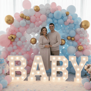 Фотозона BABY cо стеной из шаров (с доставкой и установкой по Минску) недорого