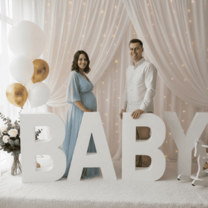 Аренда фотозоны буквы BABY в минске недорого