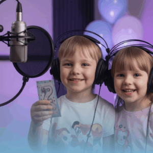 запись голоса ребенка с живыми дикторами, не искусственный интеллект быстро качественно и недорого